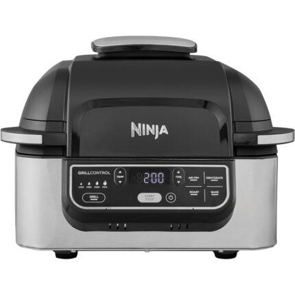 Ninja AG301EU Foodi Grill & Air Fryer 5,7 L Friteuse à Air Chaud et Gril