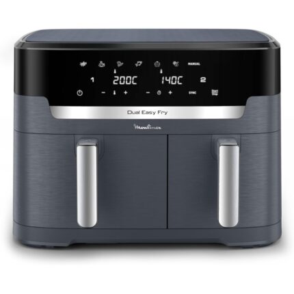 Moulinex EZ942BF0 11 L Friteuse à Air Chaud Double Compartiment