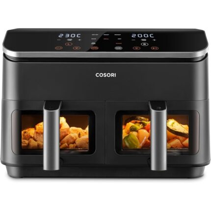 COSORI CAF-R901-AEU 8,5 L Double Compartiment Friteuse à Air Chaud
