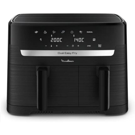 Moulinex Dual Easy Fry EZ901N 8,3 L Friteuse à Air Chaud Double